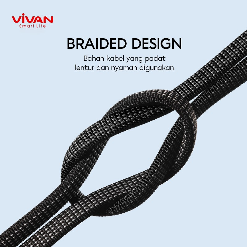 Kabel Data Vivan BTK-MS Micro USB Black