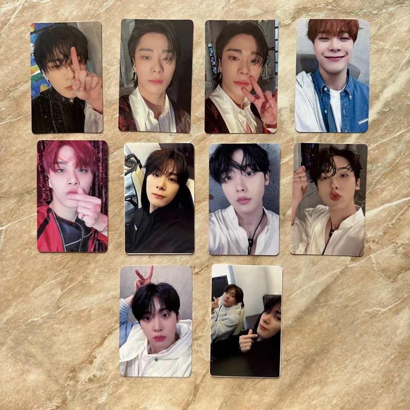 OFFICIAL & UNOFF KR PHOTOCARD ASTRO MOONBIN SANHA BENEFIT REFUGE