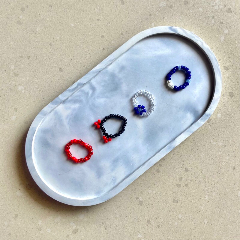 BTS SUGA AUGUST D CINCIN MANIK BEAD RINGS EDITION CONCERT KONSER OUTFIT MURAH