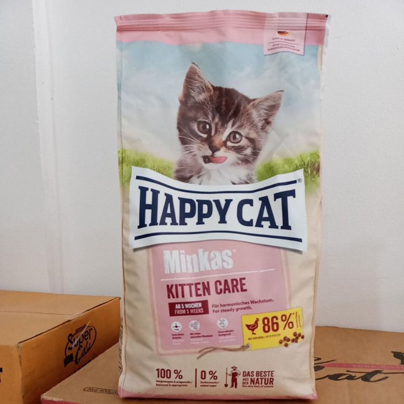 Happy Cat Minkas Kitten 1,5kg Makanan Kucing Kitten Happy Cat Minkas Kitten