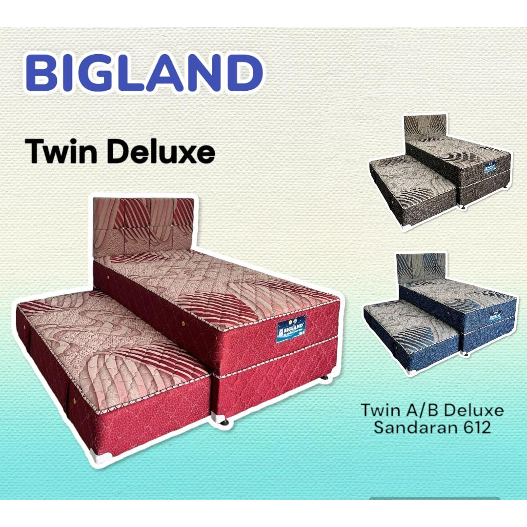 Manado Springbed Bigland Twin Deluxe - ada tempat tidur bawah