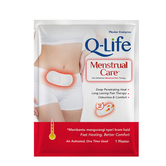 PLESTER KOYO KOMPRES Q LIFE MENSTRUAL PEREDA NYERI KRAM HAID HEAT PAD MENS OBAT MENSTUASI