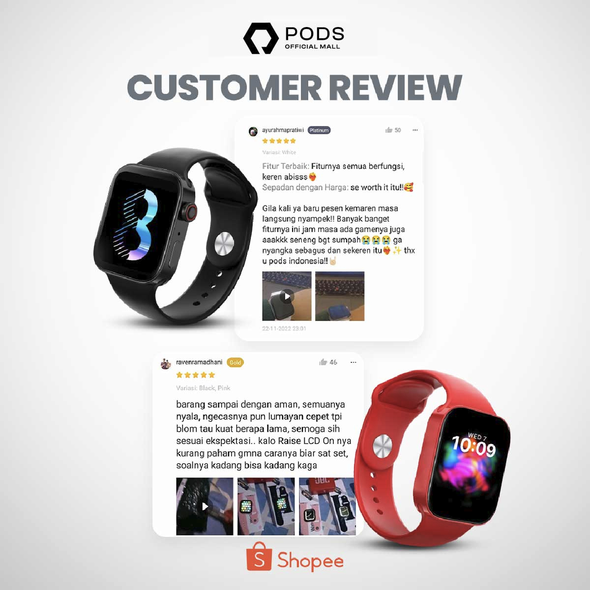 [✅PAKET HEMAT] ThePods Ultra Max Package [ThePods Max New 2023 + The Watch Smartwatch Series 8 Ultra]