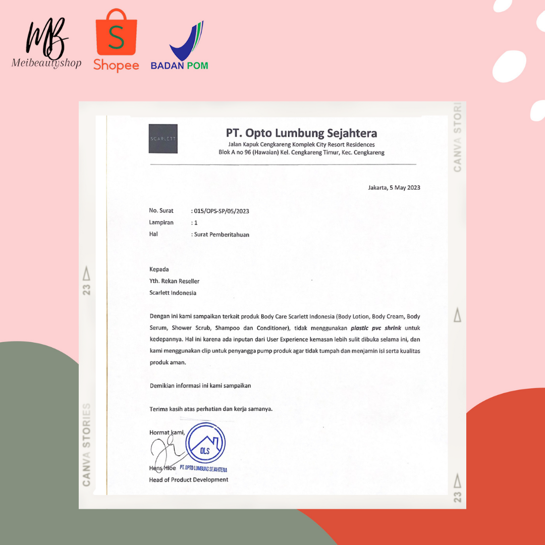 SCARLETT WHITENING HAPPY SERIES - HAPPY BODY CARE BPOM ORIGINAL