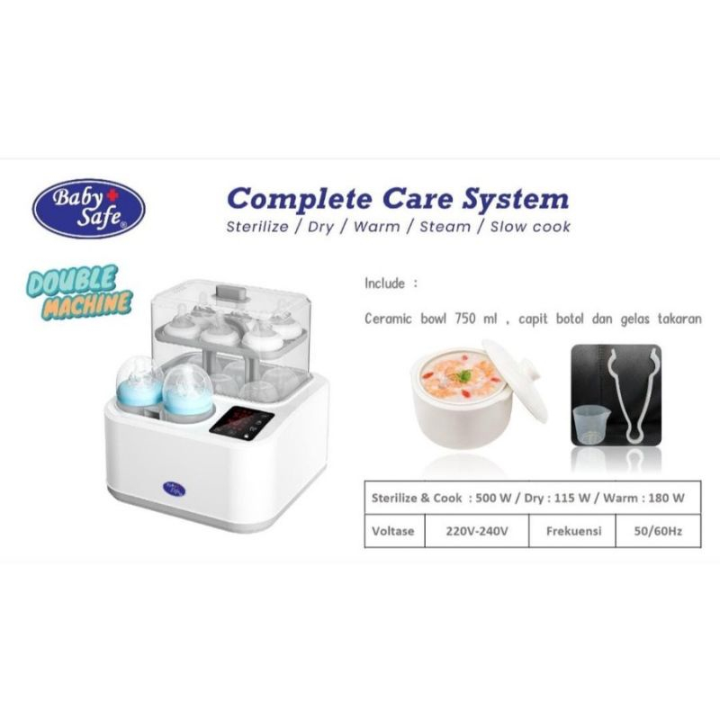 Baby safe complete care system sterilizer multifungsi Lb915 - FREE BUBBLE WRAP
