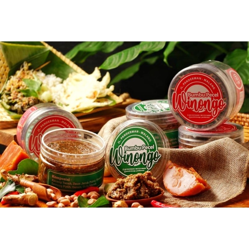 

Bumbu Pecel WINONGO Toples (250gr)