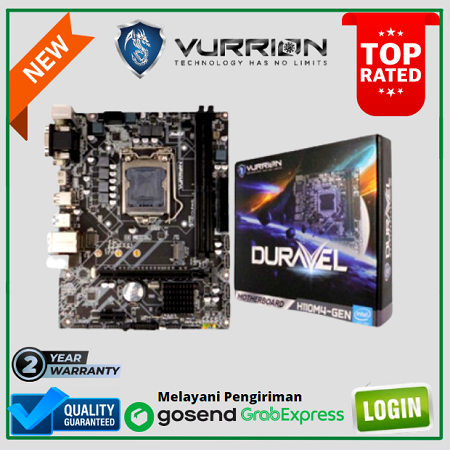 MAINBOARD / MOTHERBOARD / MOBO - VURRION MOBO DURAVEL H110M4-GEN
