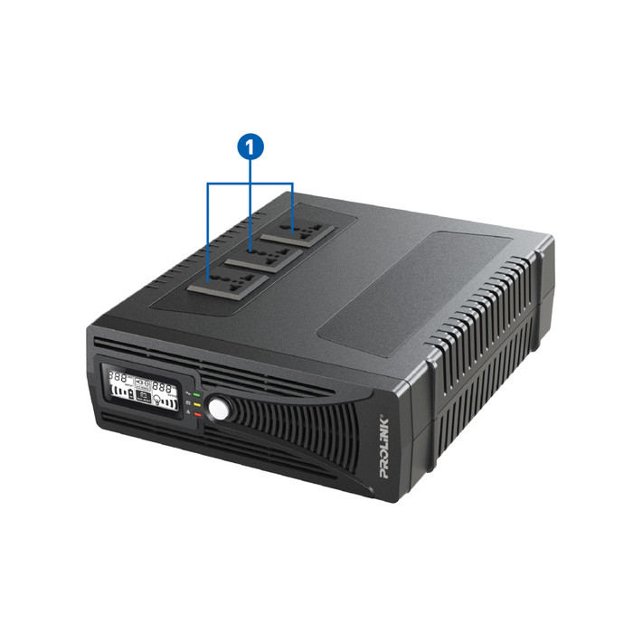 UPS PROLINK IPS2400 - 2400VA Inverter Power Supply with LED and LCD