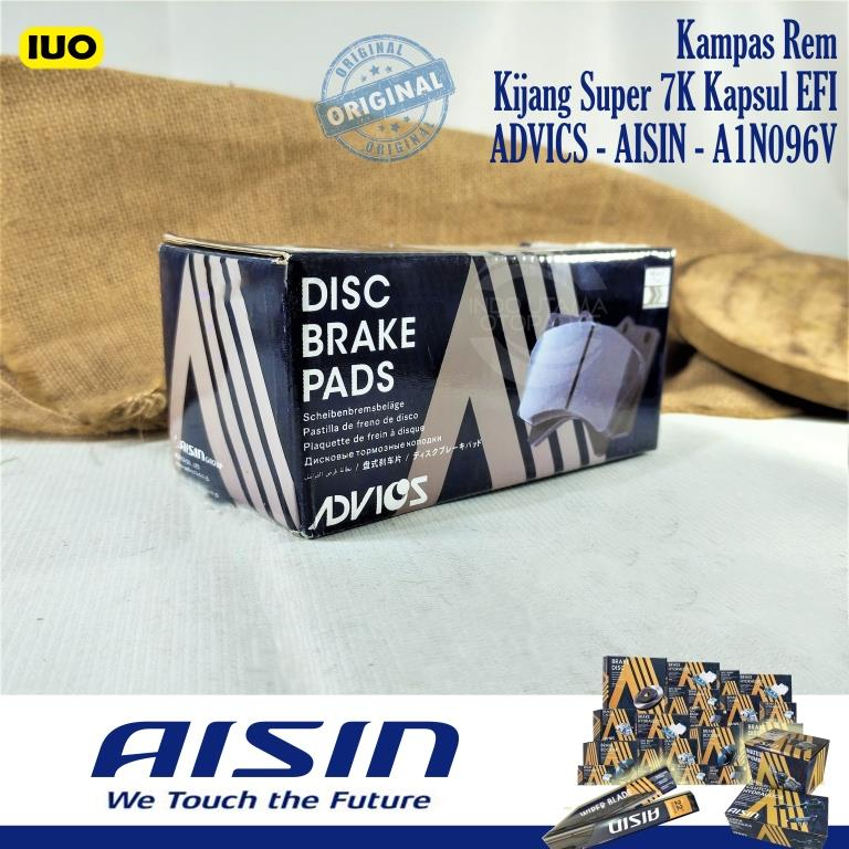 Brake Pad AISIN Kijang Super 7k Kapsul EFI Kampas Rem ADVICS A1N096T - ORI