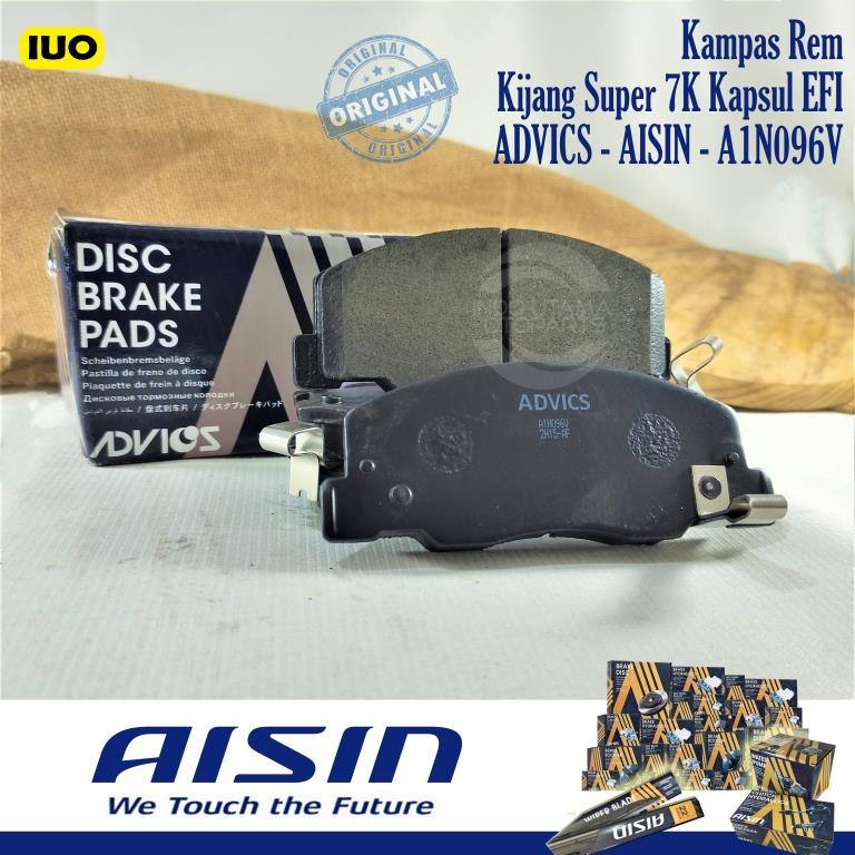 Brake Pad AISIN Kijang Super 7k Kapsul EFI Kampas Rem ADVICS A1N096T - ORI