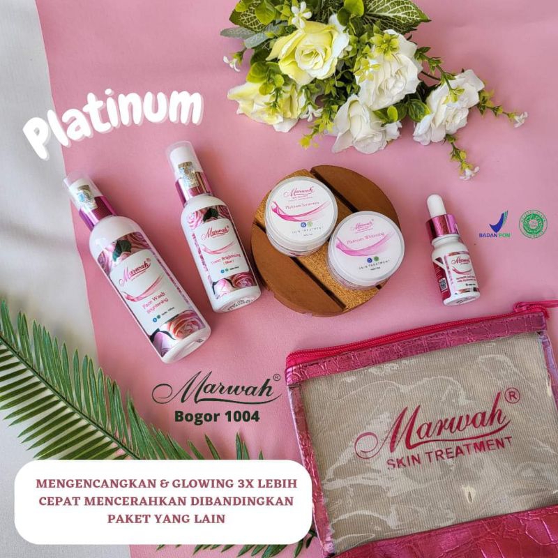 PAKET SKINCARE MARWAH BPOM DAN HALAL MUI