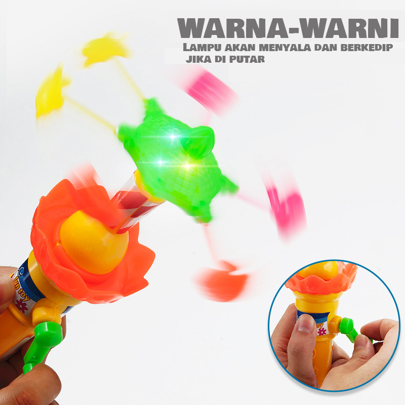 Mainan Korsel LED Kincir Berputar Mainan Anak