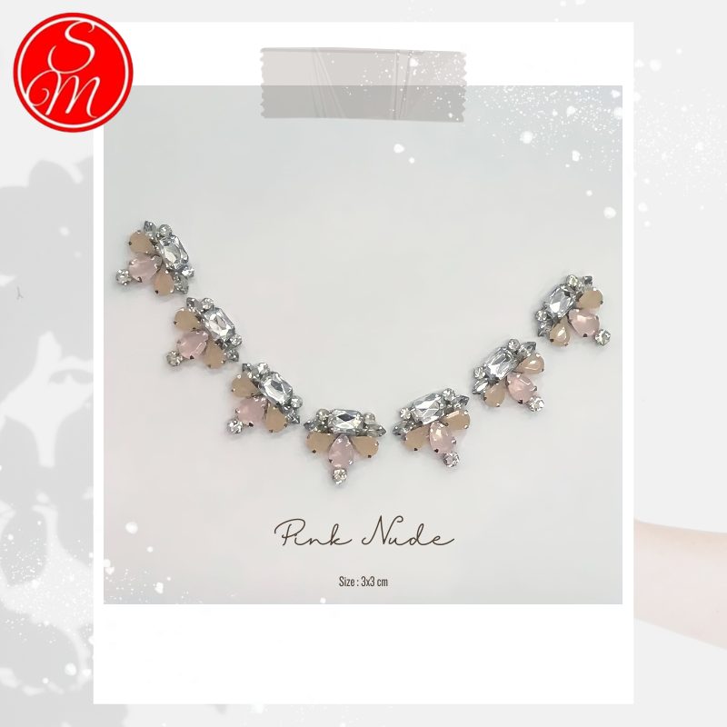 Payet Rangkai Leher Pinggang Lengan Jilbab Kaftan Instan/payet rangkai/mutira rangkai/payet leher/pa