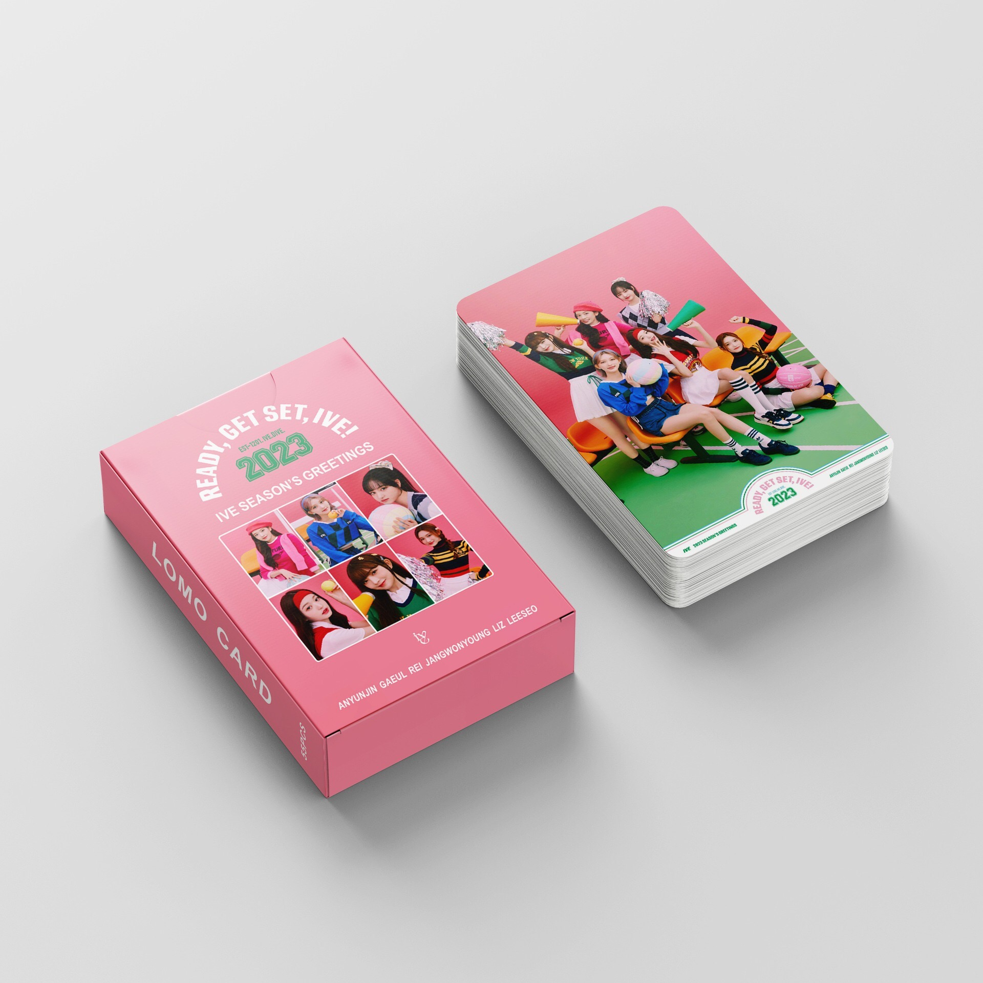 [kstuffind] IVE SEASON GREETING 2023 PHOTOCARD LOMO CARD PHOTO KARTU FOTO PC DIVE MURAH 54 PCS 54PCS