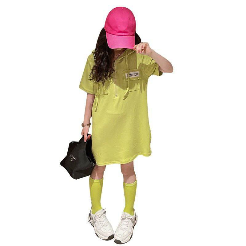 Dress Anak Perempuan Sporty Style Hoodie