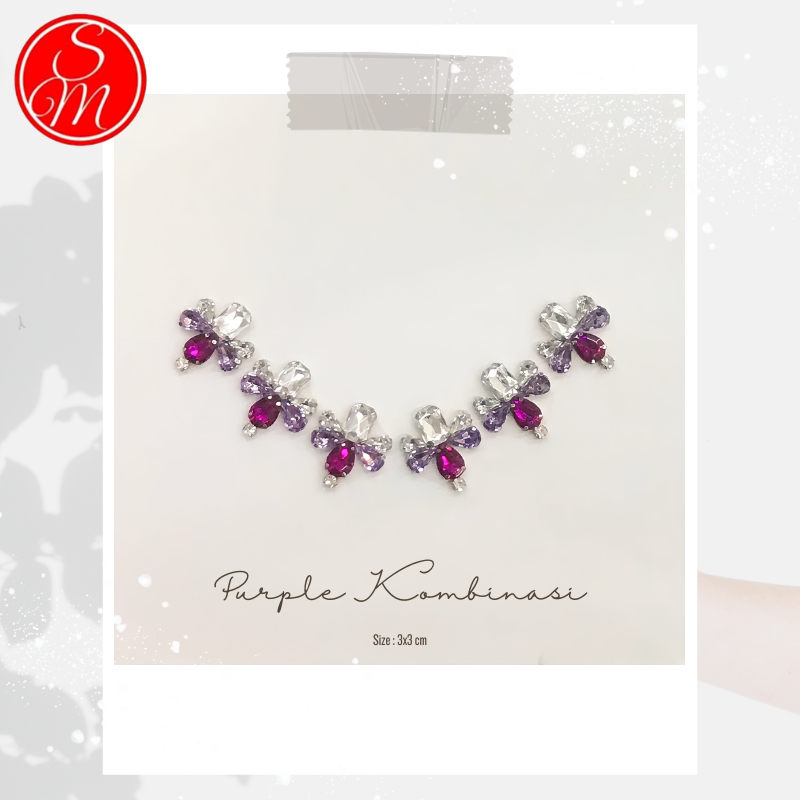 Payet Rangkai Leher Pinggang Lengan Jilbab Kaftan Instan/payet rangkai/mutira rangkai/payet leher/pa