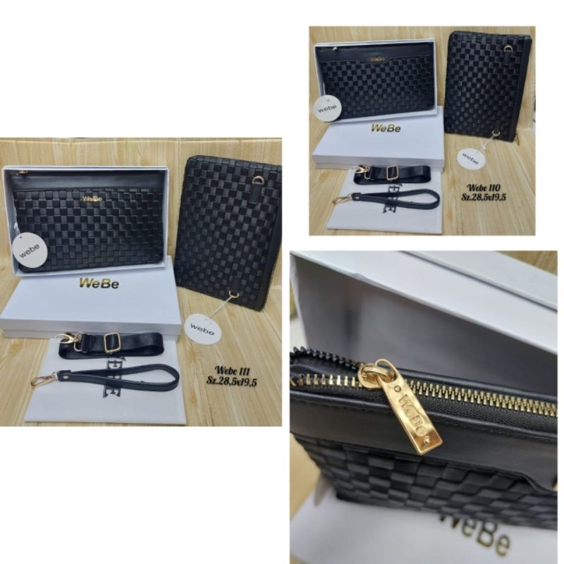 CLUTCH WEBE TERBARU PRIA &amp; WANITA Premium free BOX