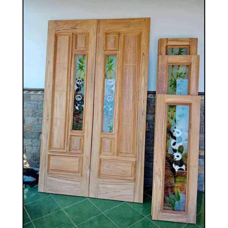 set pintu depan kupu-kupu minimalis