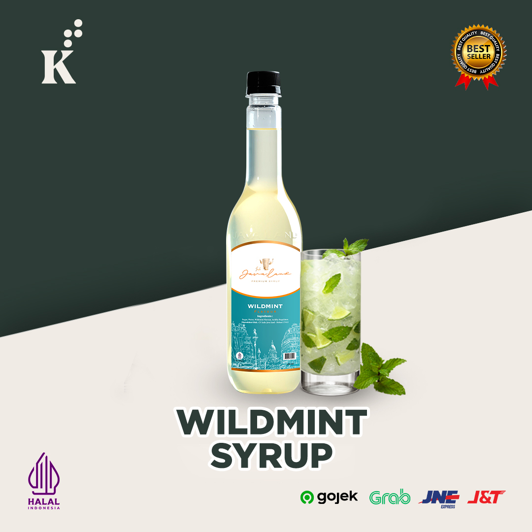 Syrup Premium Javaland Sirup Aneka rasa Wild Mint 650 ml