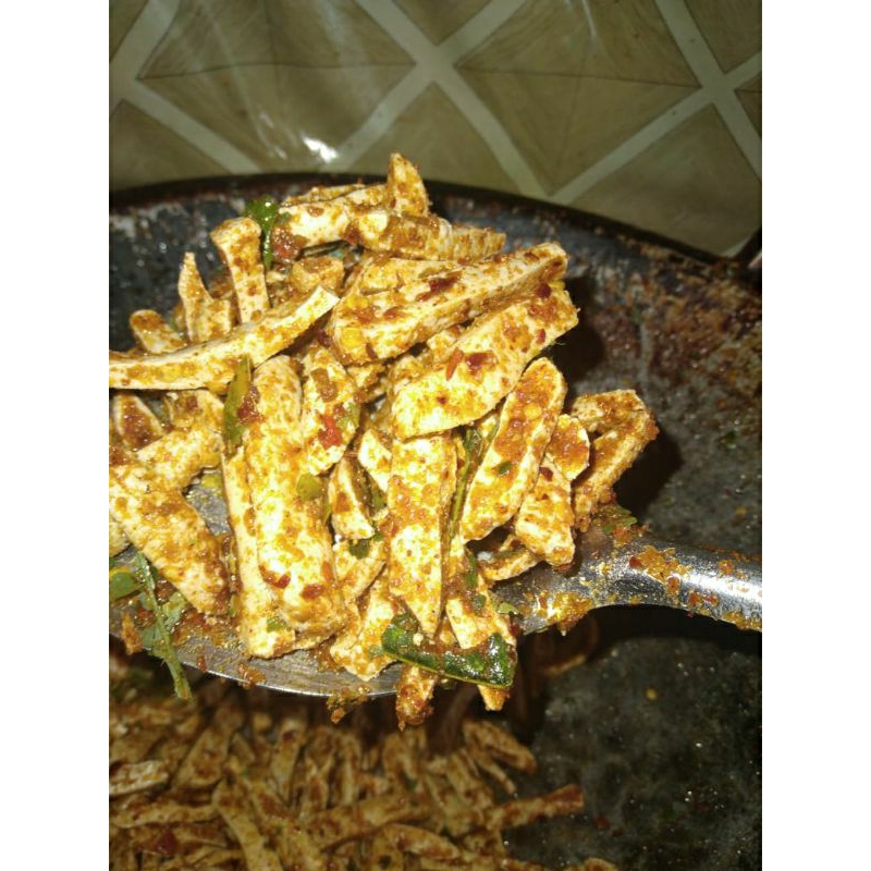 

Basreng daun jeruk pedas basreng viral seblak basreng daun jeruk bumbu rempah 250gr