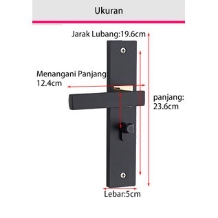 Gagang Pintu Gaya Eropa Pegangan pintu Door Handle set