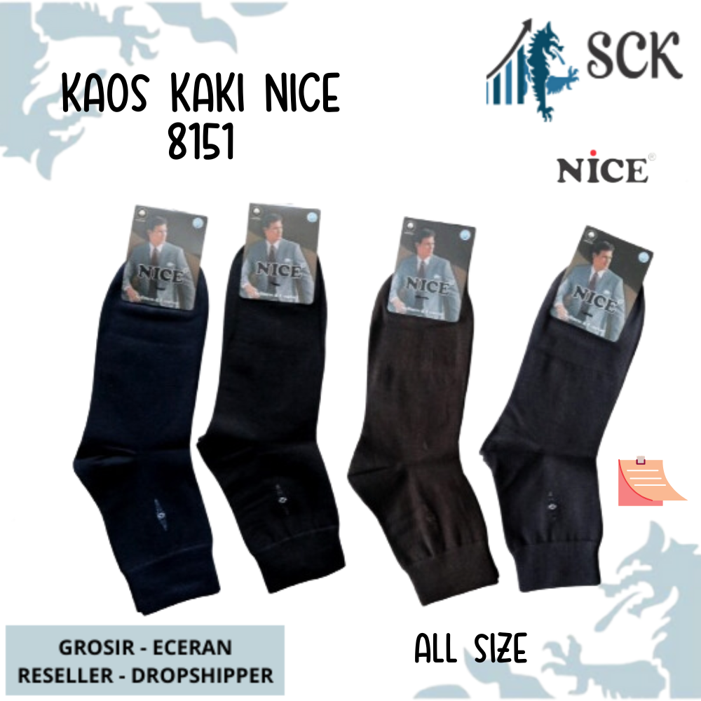 Kaos Kaki NICE 8151 Polos Warna / Kaos Kaki NICE 8151 / Invisible Socks - sckmenwear GROSIR