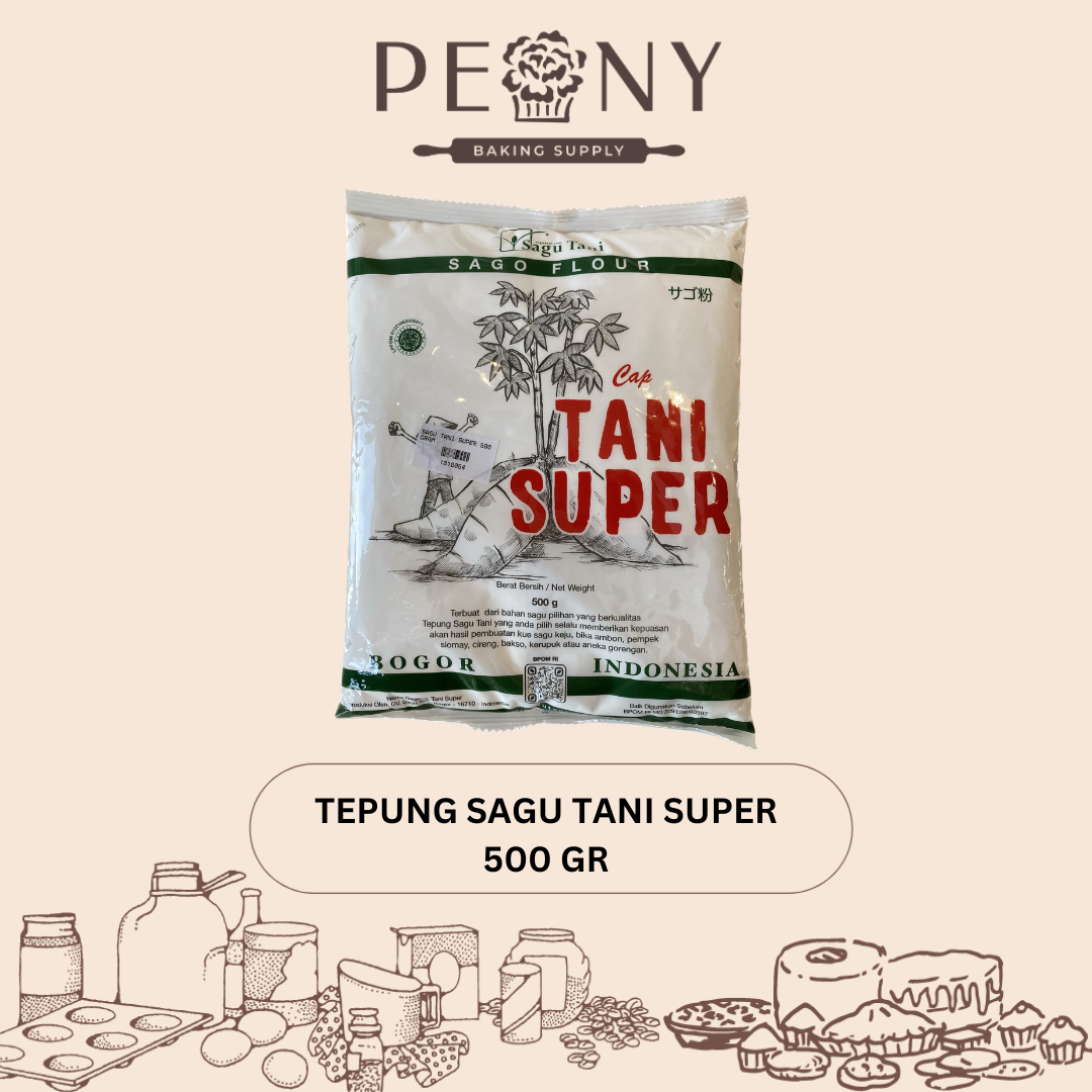 TEPUNG SAGU TANI, SAGU TANI SUPER ASLI 500 GR