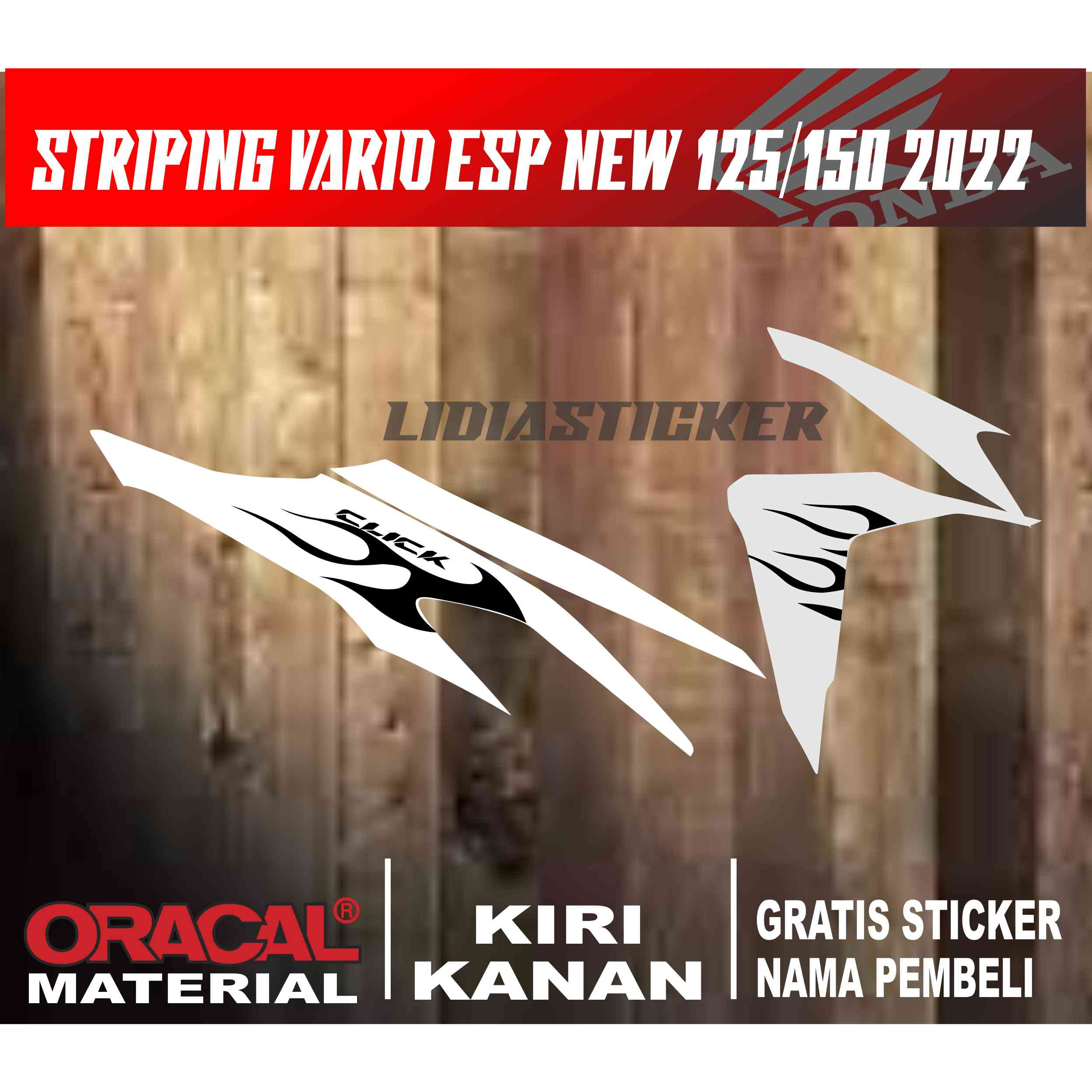 STIKER VARIO MOTIF API STRIPING VARIO