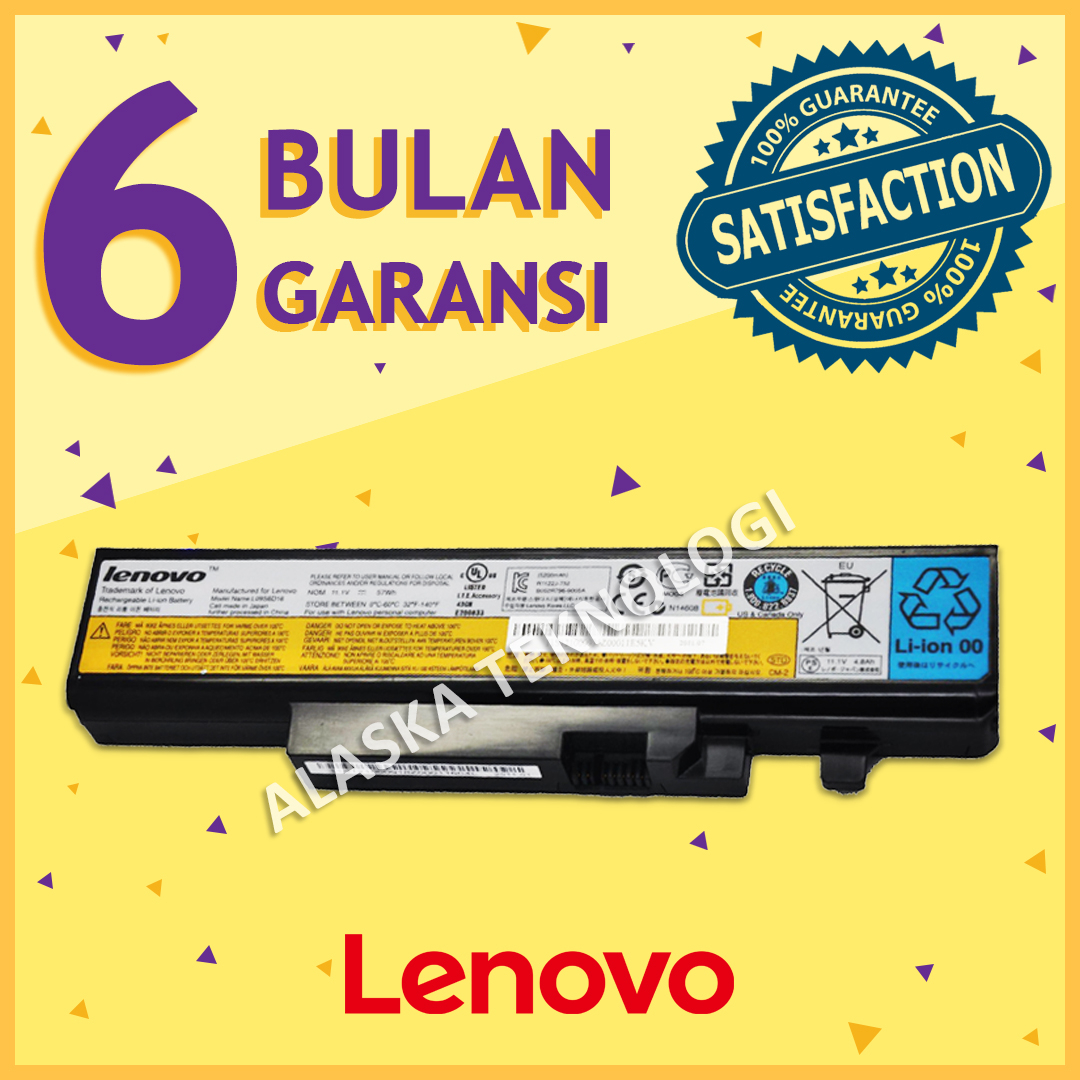Original Baterai Laptop LENOVO IdeaPad Y460 Y460-063334U Y460-063335U Y460-063346U Y460-063347U Y460