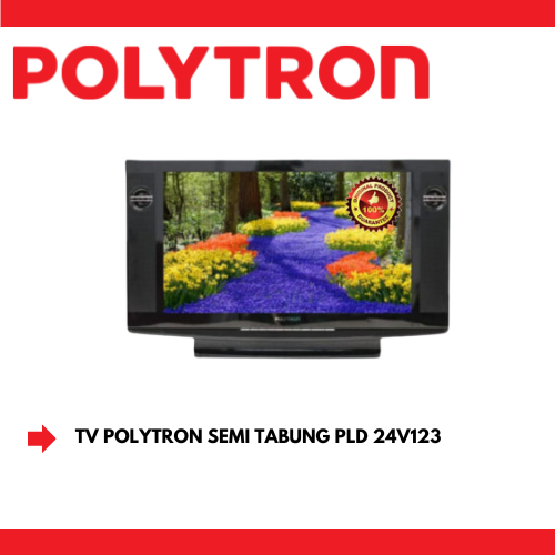 Tv Polytron PLD-24V123 semi tabung 24 inchi TV digital