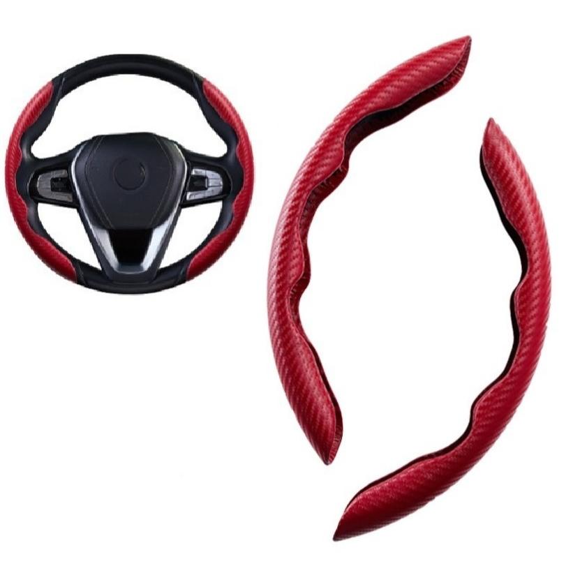 Universal Cover Stir Zentaoto Sarung Stir Mobil Carbon Sarung Stir Carbon SARUNG STIR SILIKON SILICONE steering wheel cover