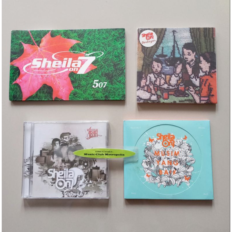 CD SHEILA ON 7 - 507/BERLAYAR/MENENTUKAN ARAH/MUSIM YANG BAIK