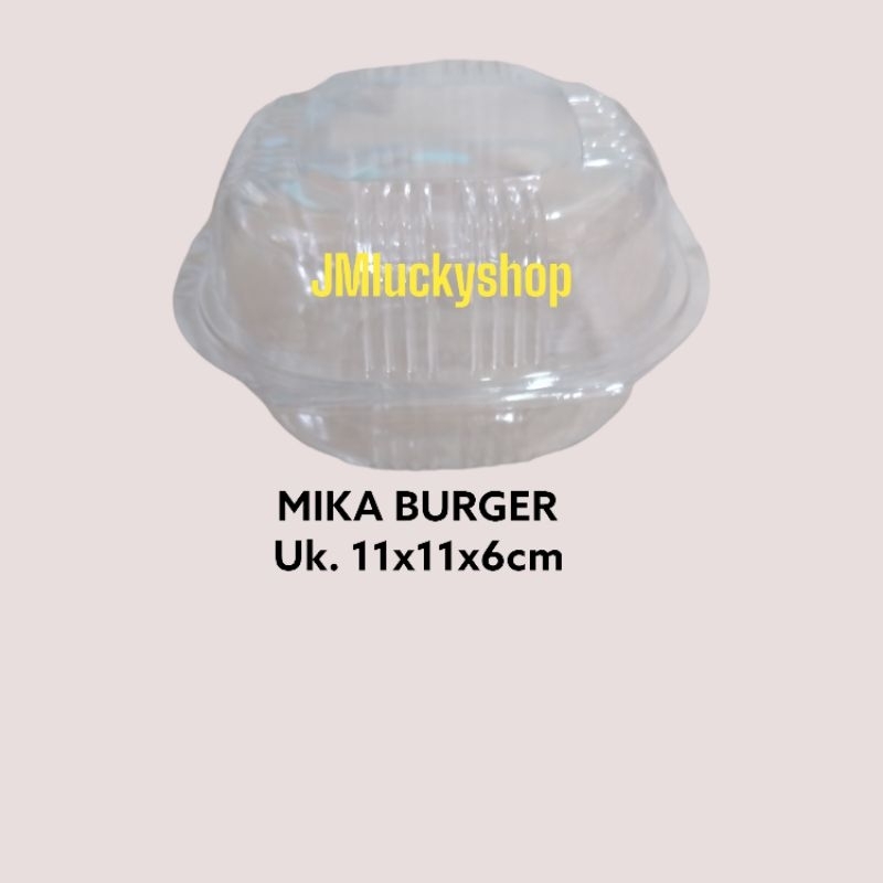 MIKA BURGER isi 50 pcs / KOTAK BURGER / MIKA SUSHI