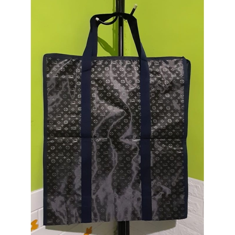 Tas Belanja Terpal Motif MICRO Jumbo 55x20x60 cm Tas Laundry Serbaguna Totebag