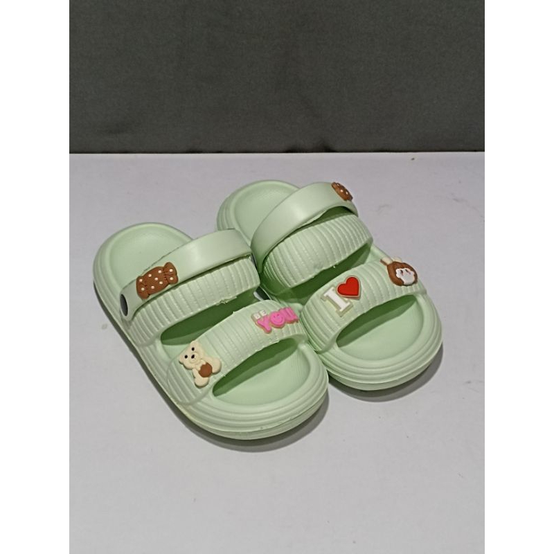 (COD)Sandal Sepatu Karet Anak CANDY Variasi Mainan/ Sandal karet Anak Perempuan Ban 2 Size 24-29