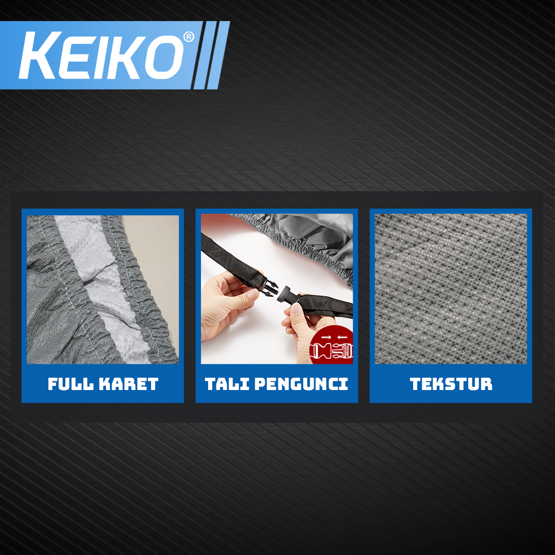 Sarung Cover Tutup 4 Layer Lapis Motor Besar (L) Waterproof PCX CBR150R Byson CS1 Supra Ninja Keiko Ultimate