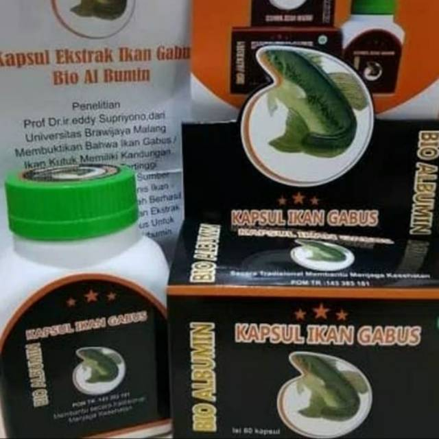 Bio Albumin Kapsul Esktrak Ikan Gabus