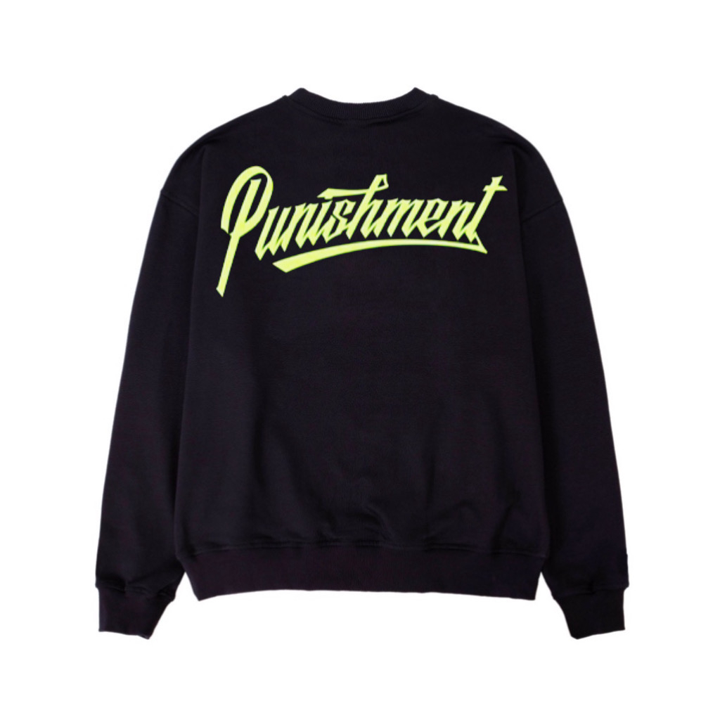 PATIENT Crewneck Oversize Black Punishemnt Terlaris - Sweater Black Oversize Tedy Bear