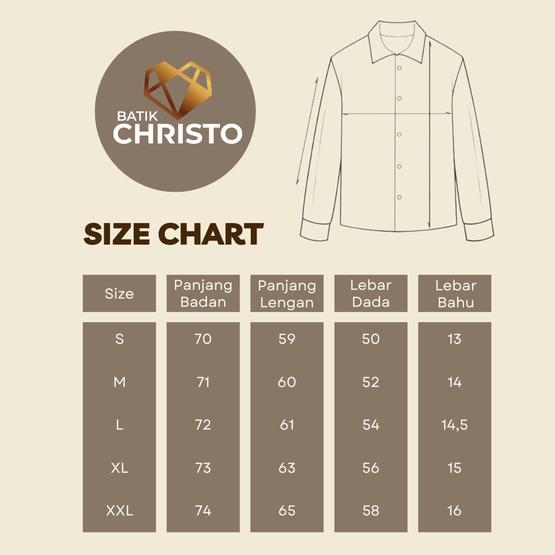 Kemeja Batik Christo Slimfit Premium CHR 0238