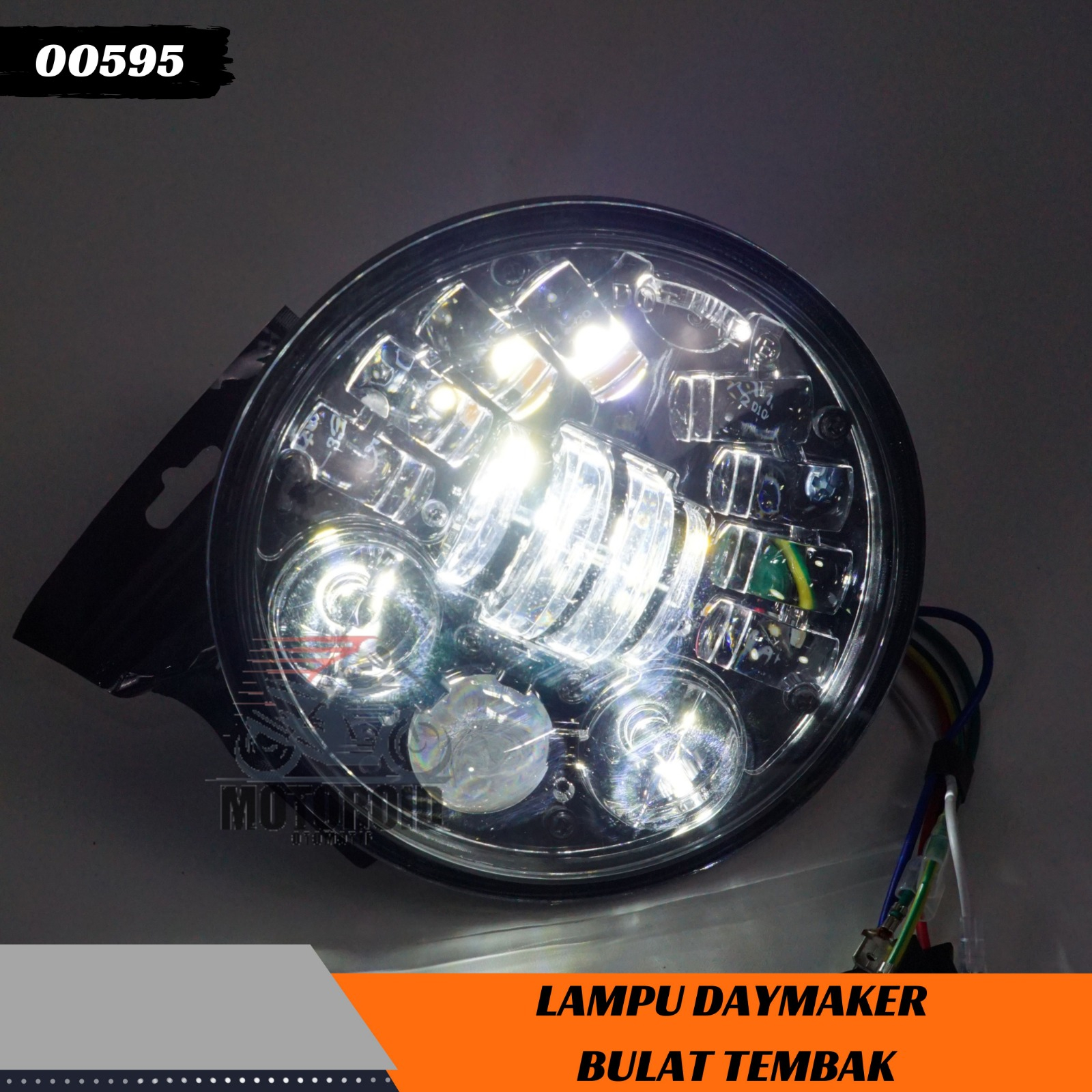 DAYMAKER 16 Mata lampu depan lampu depan daymaker 16 LED 5,7 in daymaker Custome Harley