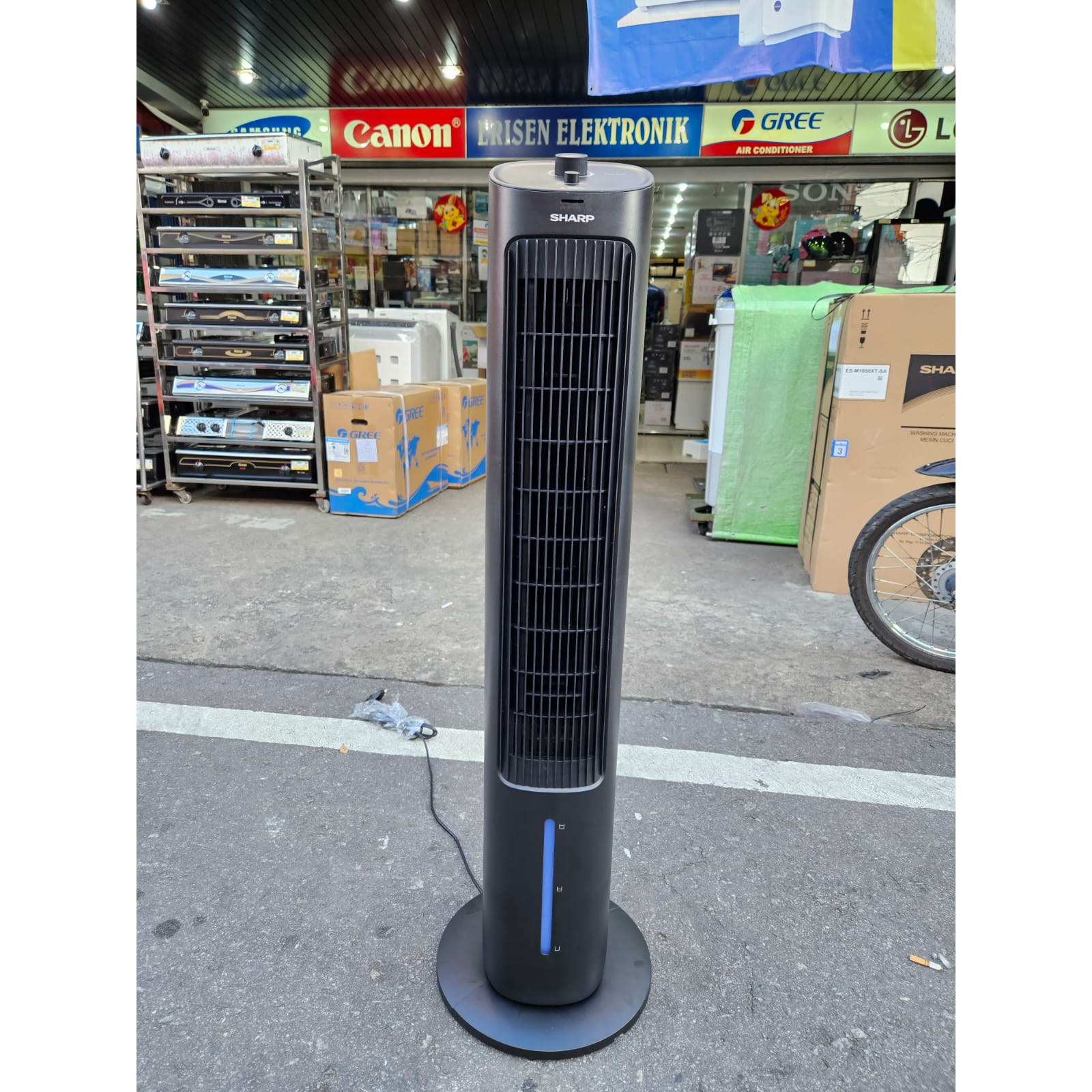 SHARP AIR COOLER - KIPAS TOWER PJ-R34TY-B / PJ R34TY