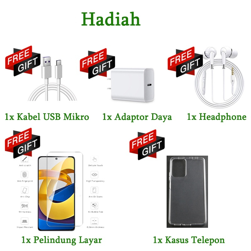 Handphone aksesoris ponsel hadiah besa termasuk kepala pengisi daya ponsel, kabel data ponsel, headset ponsel, film temper ponsel, cangkang ponsel