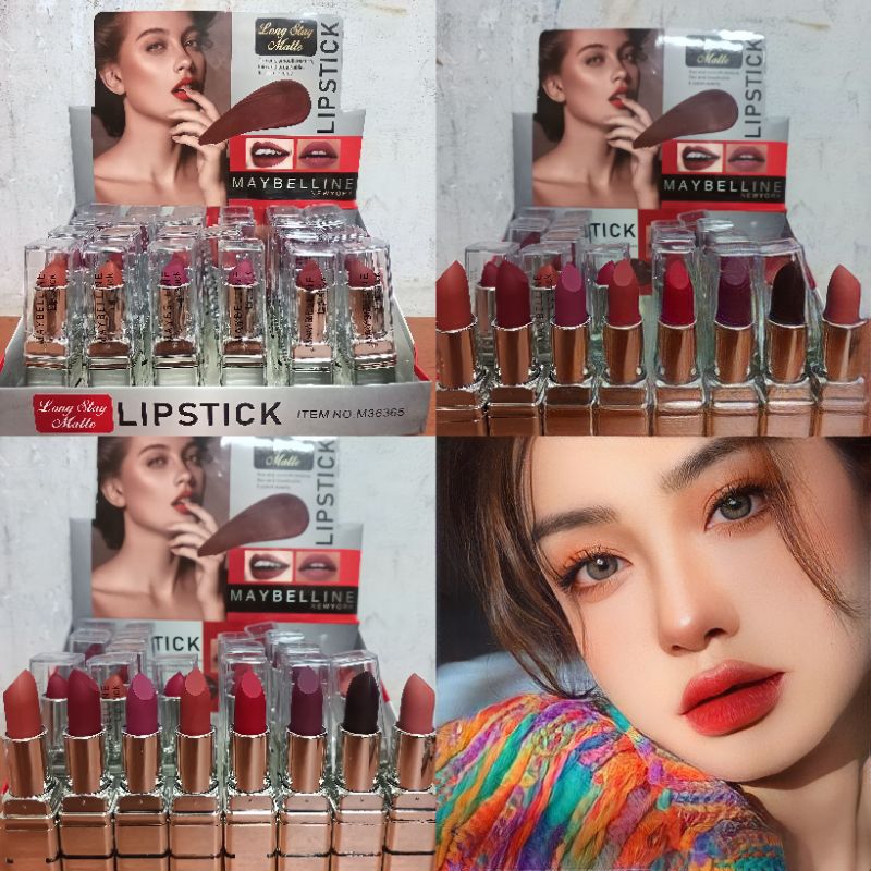 ECER!! LIPSTIK BATANGAN SUPER STAY MATTE RANDOM WARNA