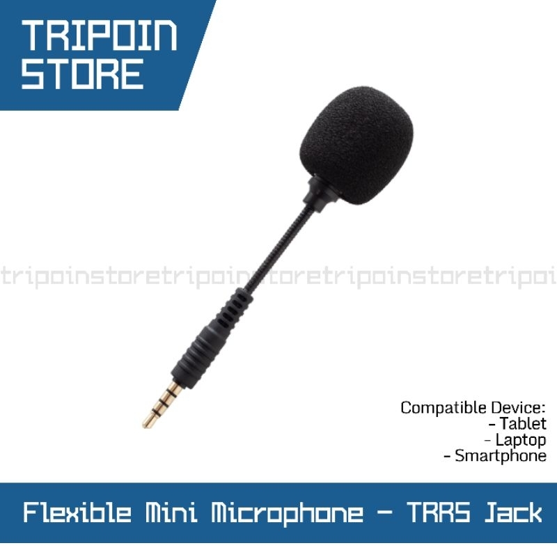 Flexible Mini Microphone - Fleximic - 3.5mm Mini Mic TRRS TRS