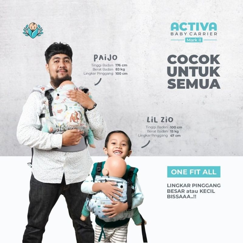 Bayiku Id Gendongan Bayi SSC Activa Mark II Bangga Indonesia Disc