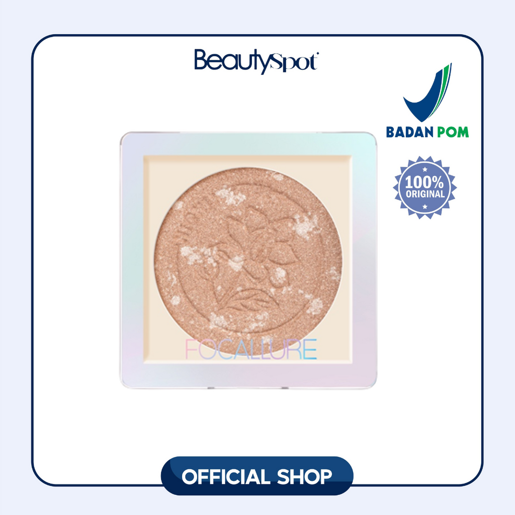 FOCALLURE FA234 #JasmineMeetsRose Shimering Skin Pressed Highlighter