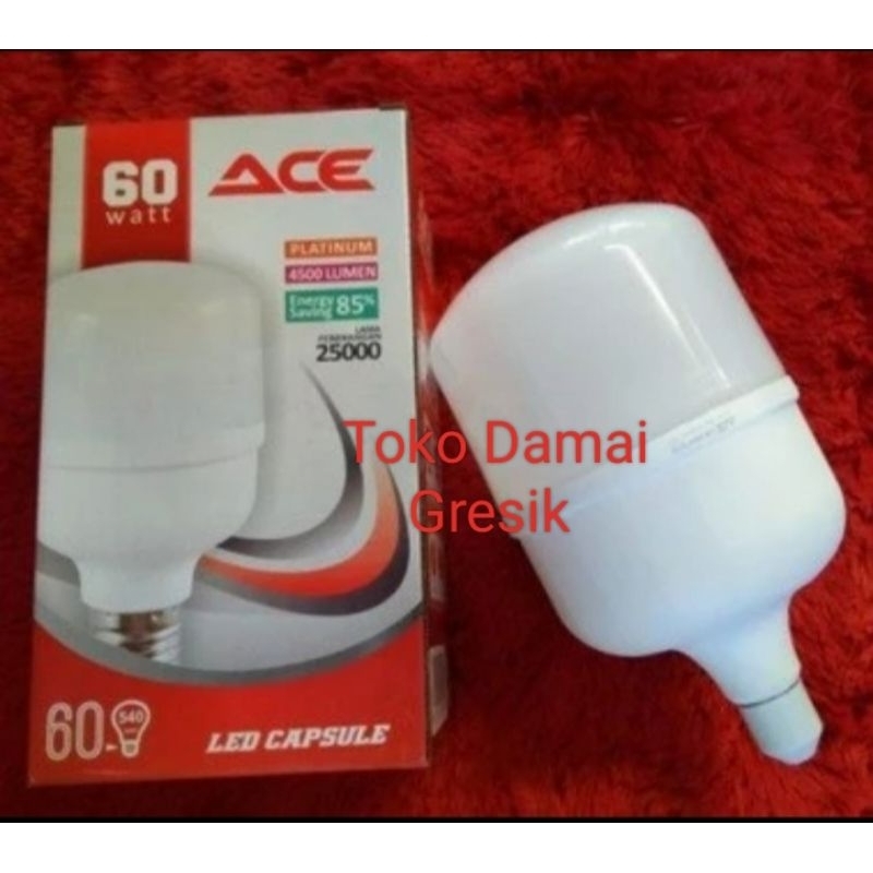 Lampu ACE Led Capsule 60w // Cool Daylight