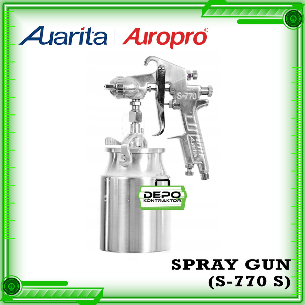 Auarita ( AUROPRO ) S-770S Original Spraygun Nozzel 2mm Tabung Bawah S-770 S770S