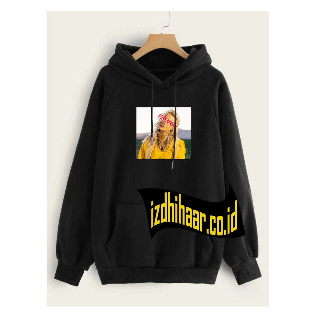 Billie Eilish Hoodie Sweatshirt Distro Unisex Sweater Hoodie Jumper Fleece Size M -XXL