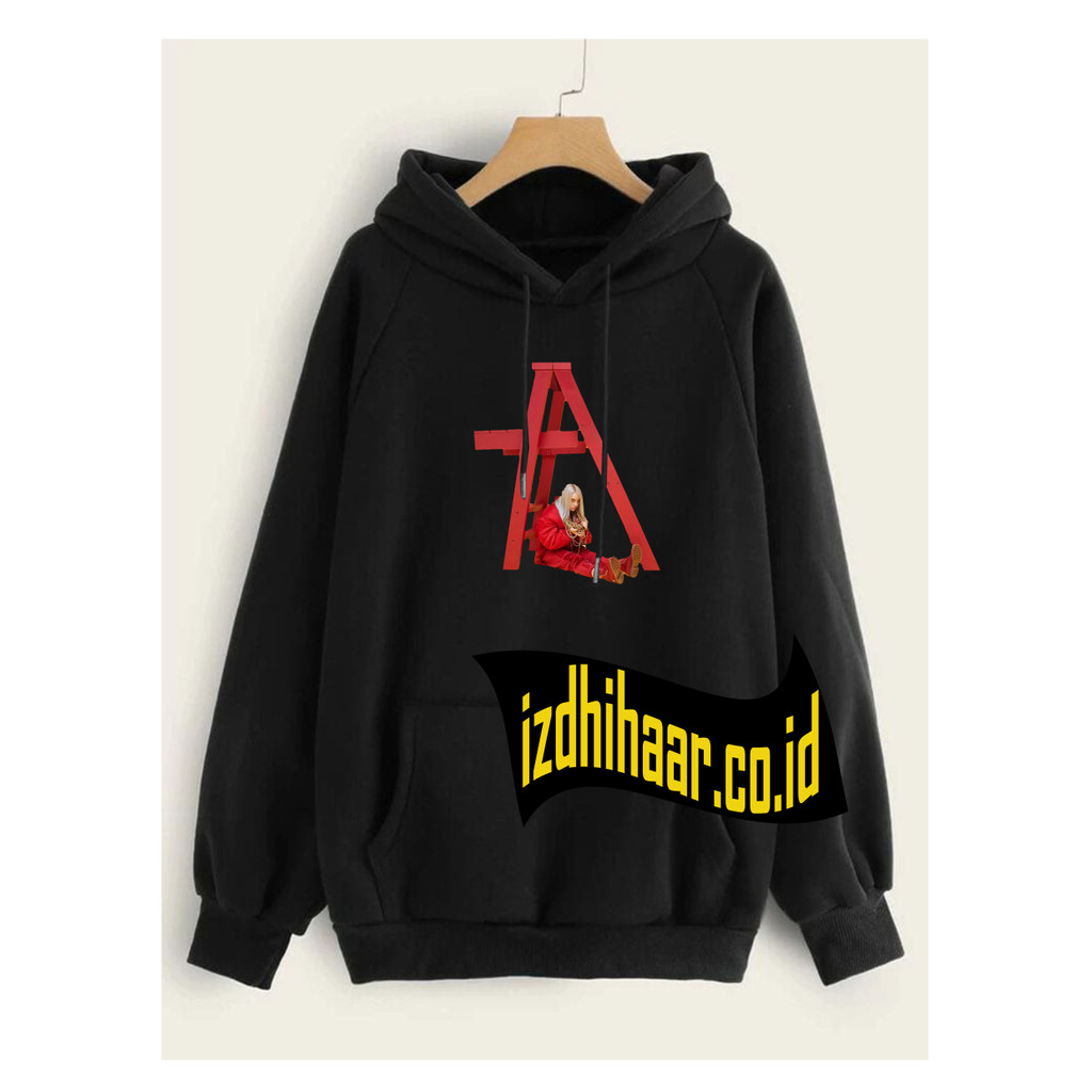 Billie Eilish Hoodie Sweatshirt Distro Unisex Sweater Hoodie Jumper Fleece Size M -XXL